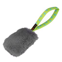 Tug-e-nuff Faux Fur Pocket Squeaker Dummy med fuskpäls & Piv Green